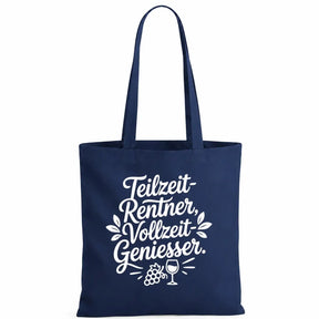Baumwolltasche - Rentner-Designs - Motiv nach Wahl