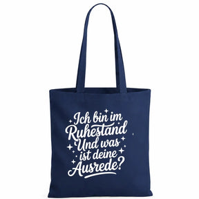 Baumwolltasche - Rentner-Designs - Motiv nach Wahl