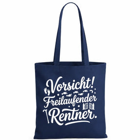 Baumwolltasche - Rentner-Designs - Motiv nach Wahl