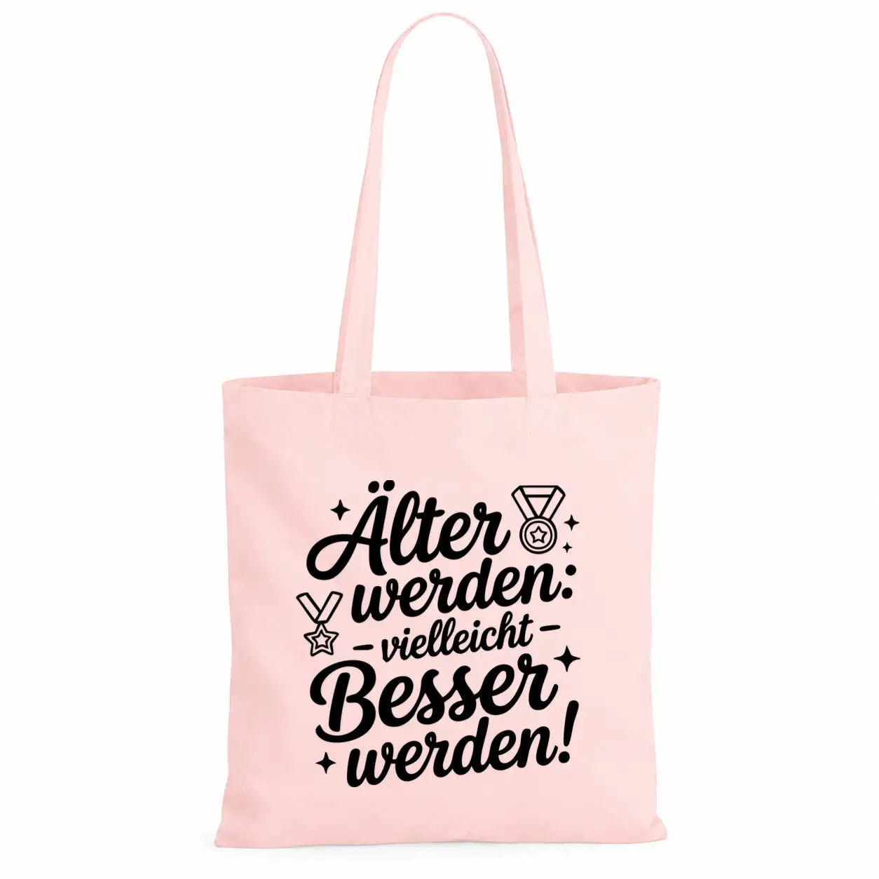 LIEBTASTISCH® Baumwolltasche - Achtung Rentner an Bord - {FARBE}