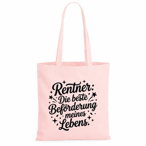 LIEBTASTISCH® Baumwolltasche - Achtung Rentner an Bord - {FARBE}