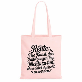 LIEBTASTISCH® Baumwolltasche - Achtung Rentner an Bord - {FARBE}