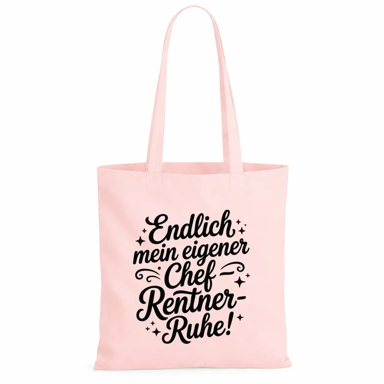 LIEBTASTISCH® Baumwolltasche - Achtung Rentner an Bord - {FARBE}
