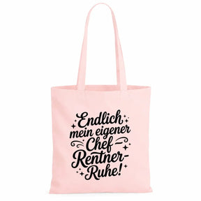 LIEBTASTISCH® Baumwolltasche - Achtung Rentner an Bord - {FARBE}