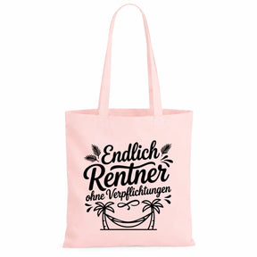 LIEBTASTISCH® Baumwolltasche - Achtung Rentner an Bord - {FARBE}