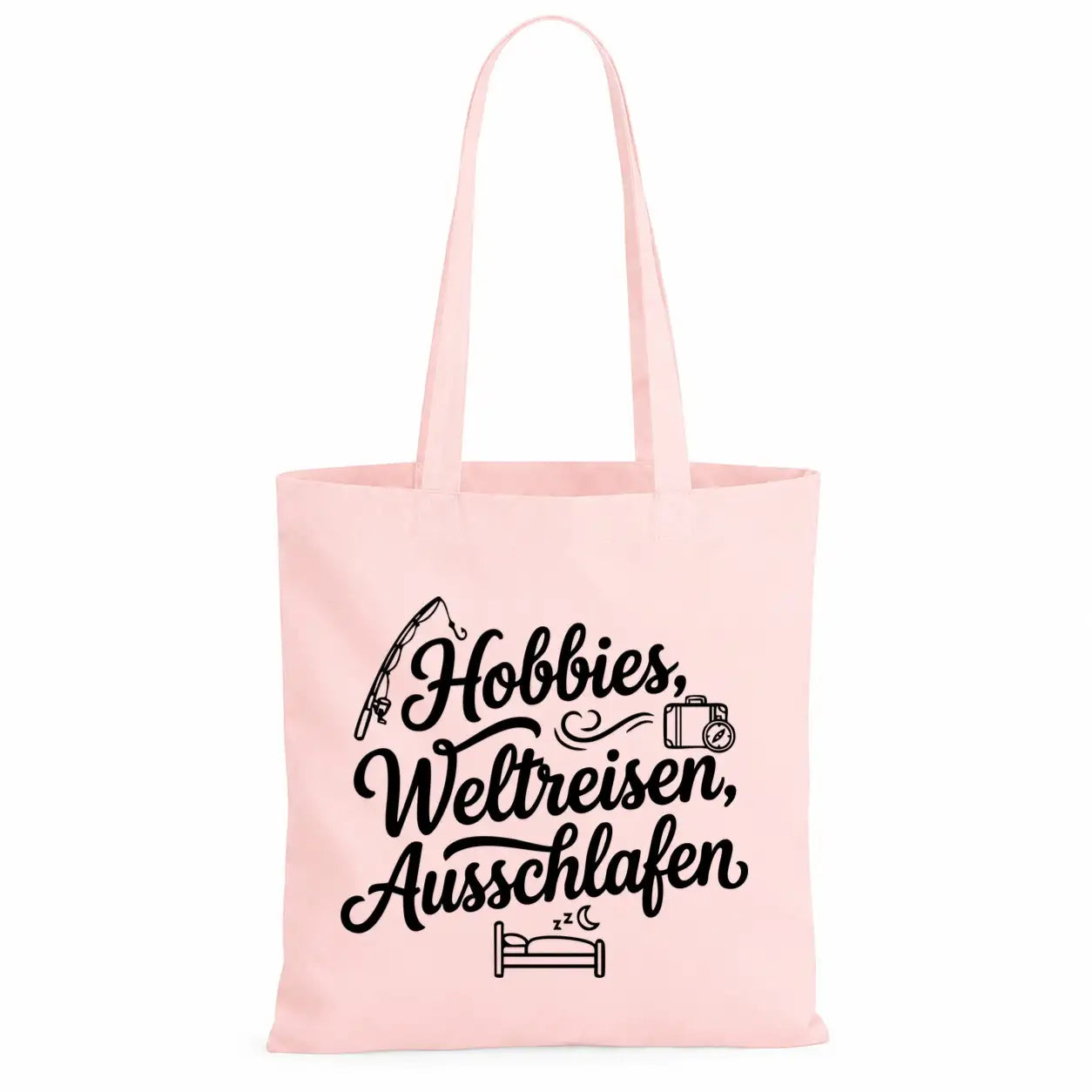 LIEBTASTISCH® Baumwolltasche - Achtung Rentner an Bord - {FARBE}