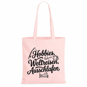 LIEBTASTISCH® Baumwolltasche - Achtung Rentner an Bord - {FARBE}