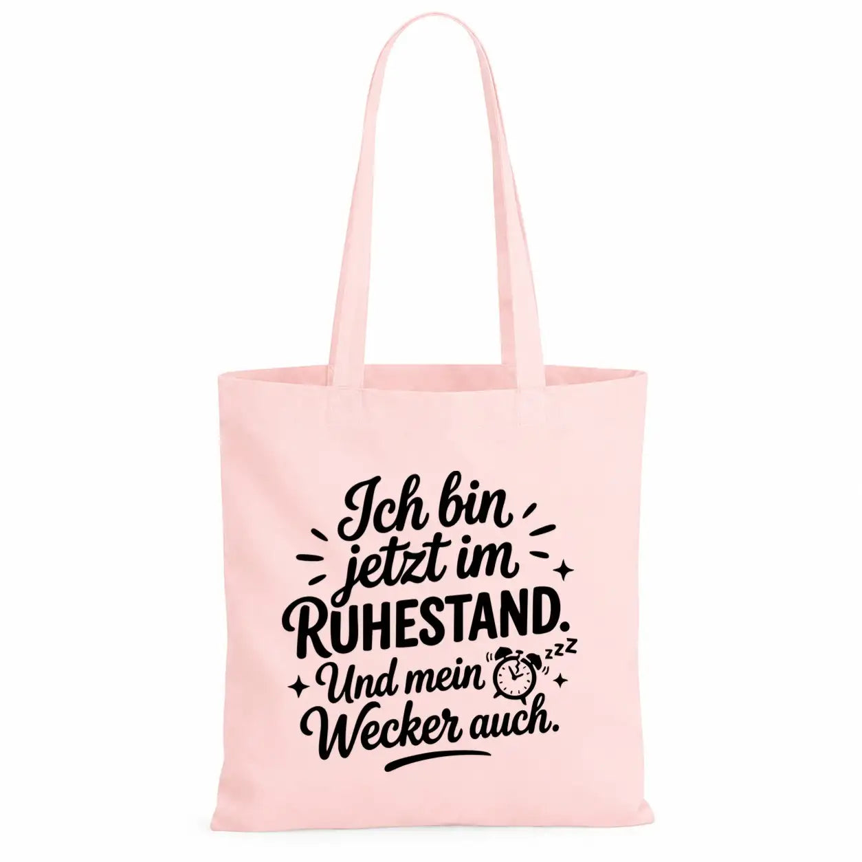 LIEBTASTISCH® Baumwolltasche - Achtung Rentner an Bord - {FARBE}