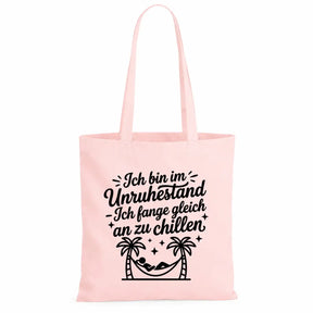 LIEBTASTISCH® Baumwolltasche - Achtung Rentner an Bord - {FARBE}