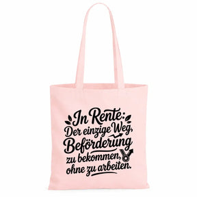 LIEBTASTISCH® Baumwolltasche - Achtung Rentner an Bord - {FARBE}