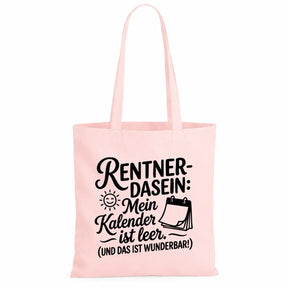 LIEBTASTISCH® Baumwolltasche - Achtung Rentner an Bord - {FARBE}