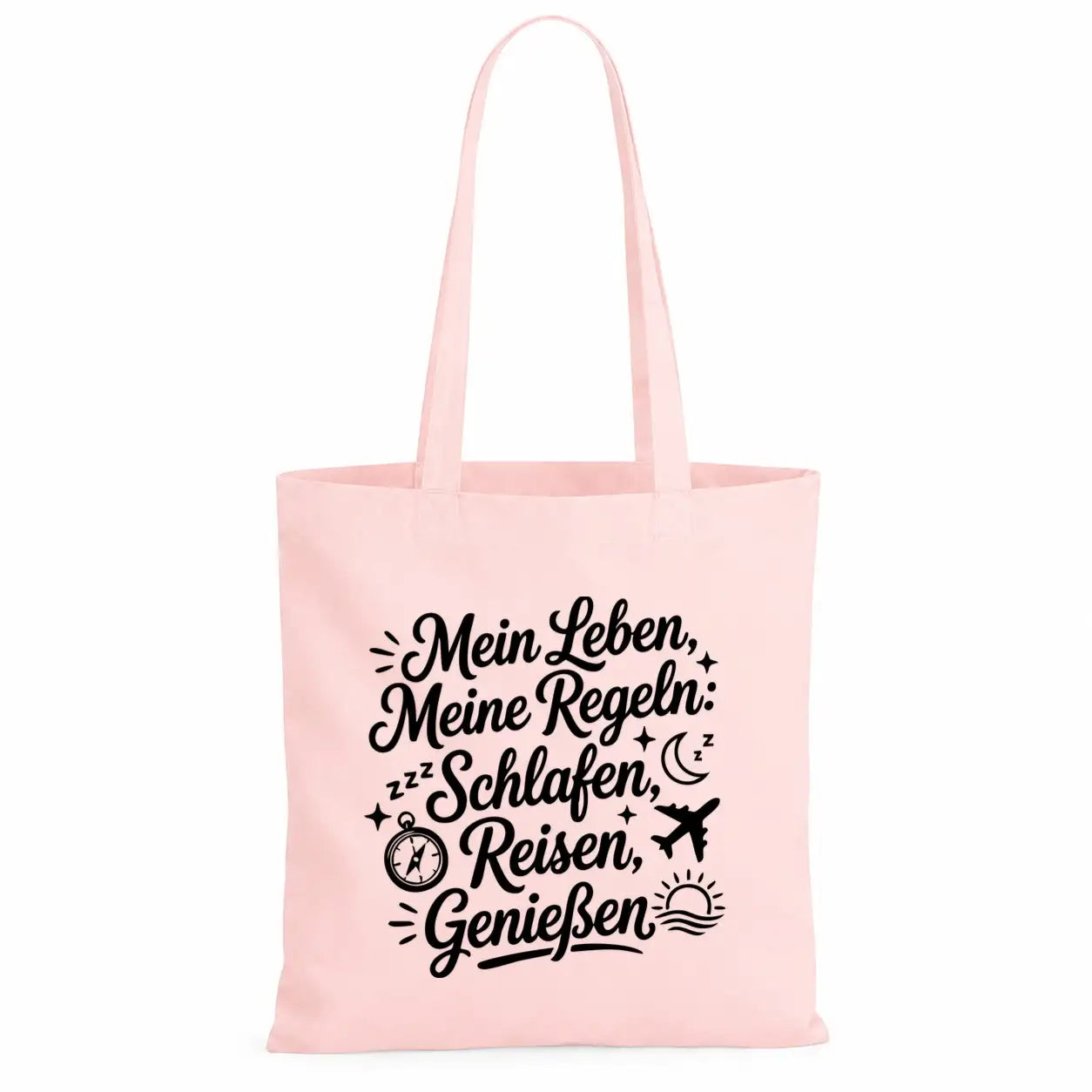 LIEBTASTISCH® Baumwolltasche - Achtung Rentner an Bord - {FARBE}