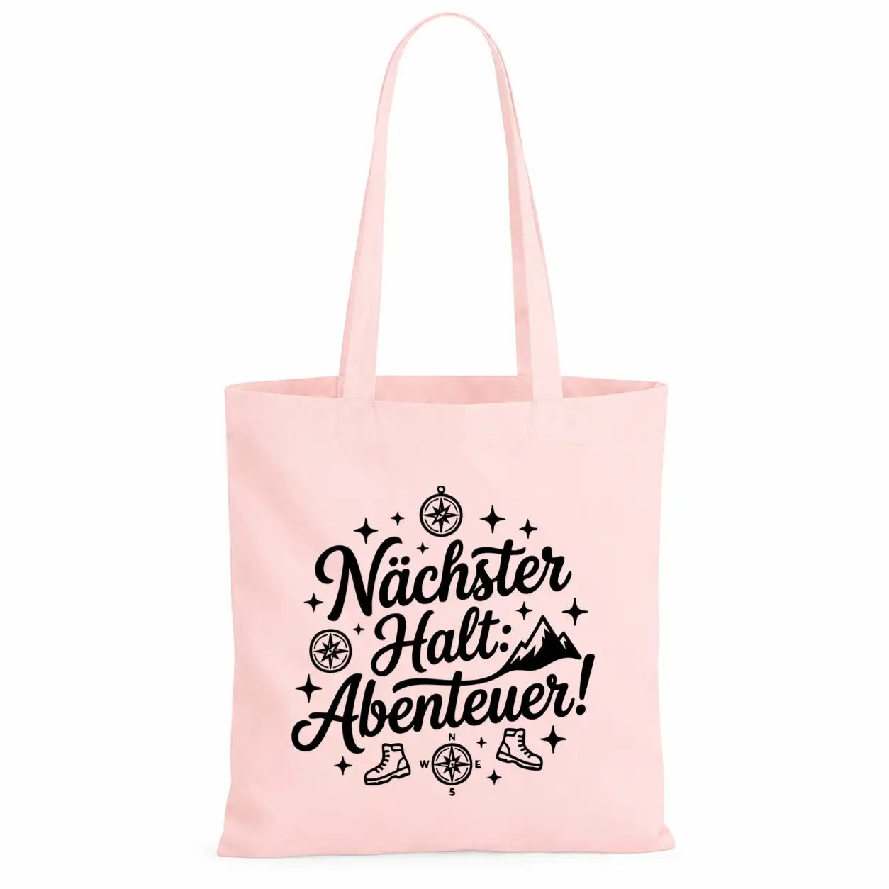 LIEBTASTISCH® Baumwolltasche - Achtung Rentner an Bord - {FARBE}