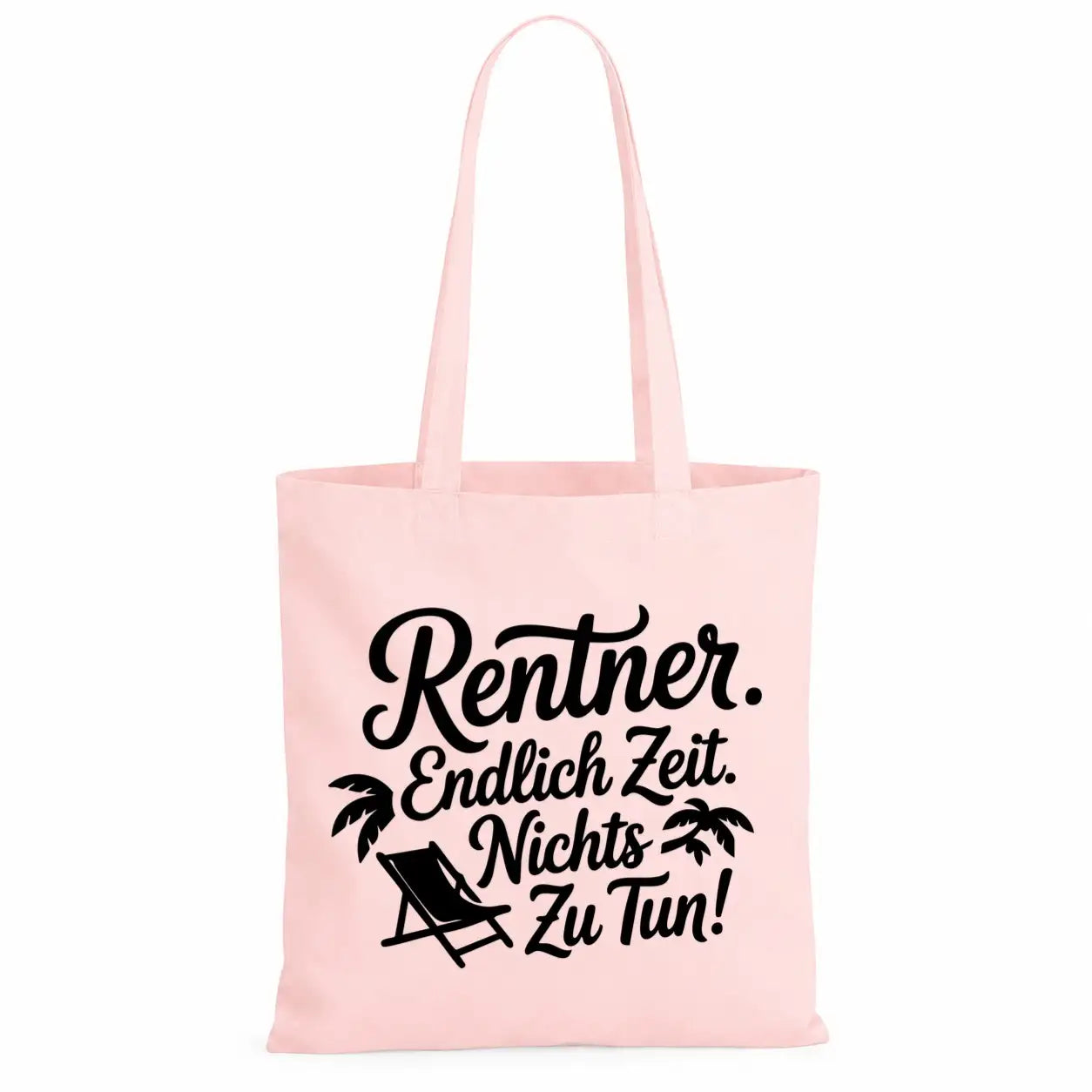 LIEBTASTISCH® Baumwolltasche - Achtung Rentner an Bord - {FARBE}
