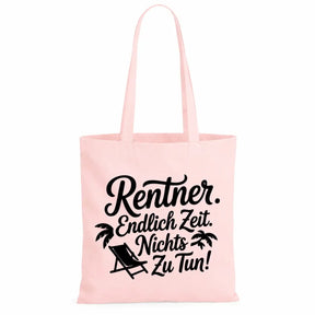 LIEBTASTISCH® Baumwolltasche - Achtung Rentner an Bord - {FARBE}