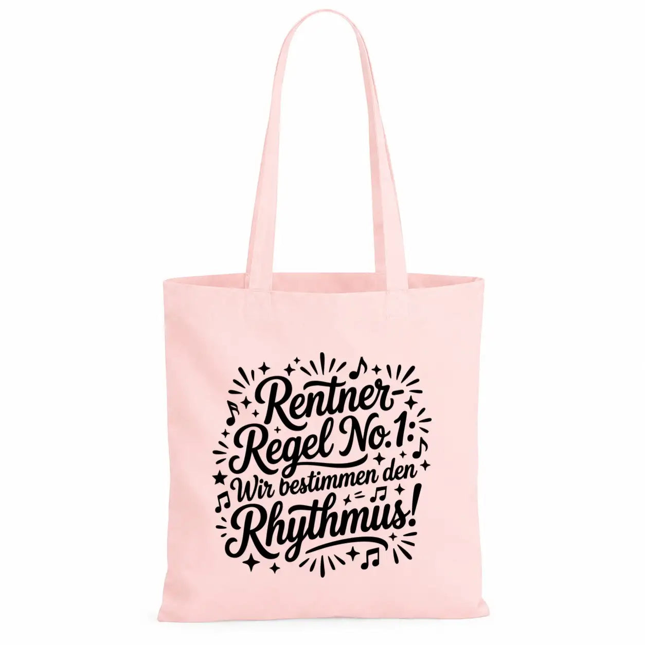 LIEBTASTISCH® Baumwolltasche - Achtung Rentner an Bord - {FARBE}