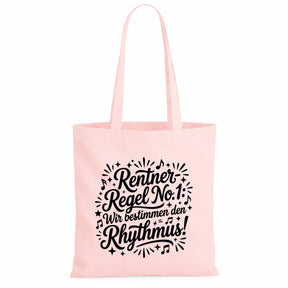 LIEBTASTISCH® Baumwolltasche - Achtung Rentner an Bord - {FARBE}