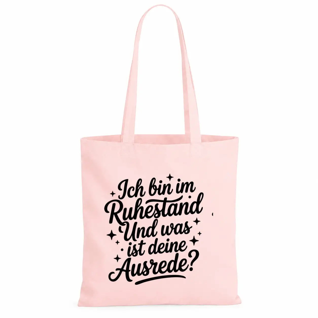 LIEBTASTISCH® Baumwolltasche - Achtung Rentner an Bord - {FARBE}