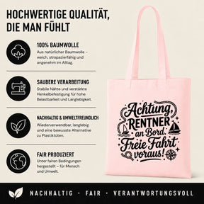 Baumwolltasche - Rentner-Sprüche & Ruhestand-Motive - Motiv nach Wahl