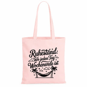 Baumwolltasche - Rentner-Sprüche & Ruhestand-Motive - Motiv nach Wahl