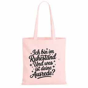Baumwolltasche - Rentner-Sprüche & Ruhestand-Motive - Motiv nach Wahl