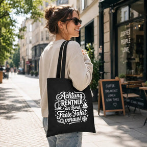 Baumwolltasche - Rentner Sprüche & Ruhestand Motive - Motiv nach Wahl