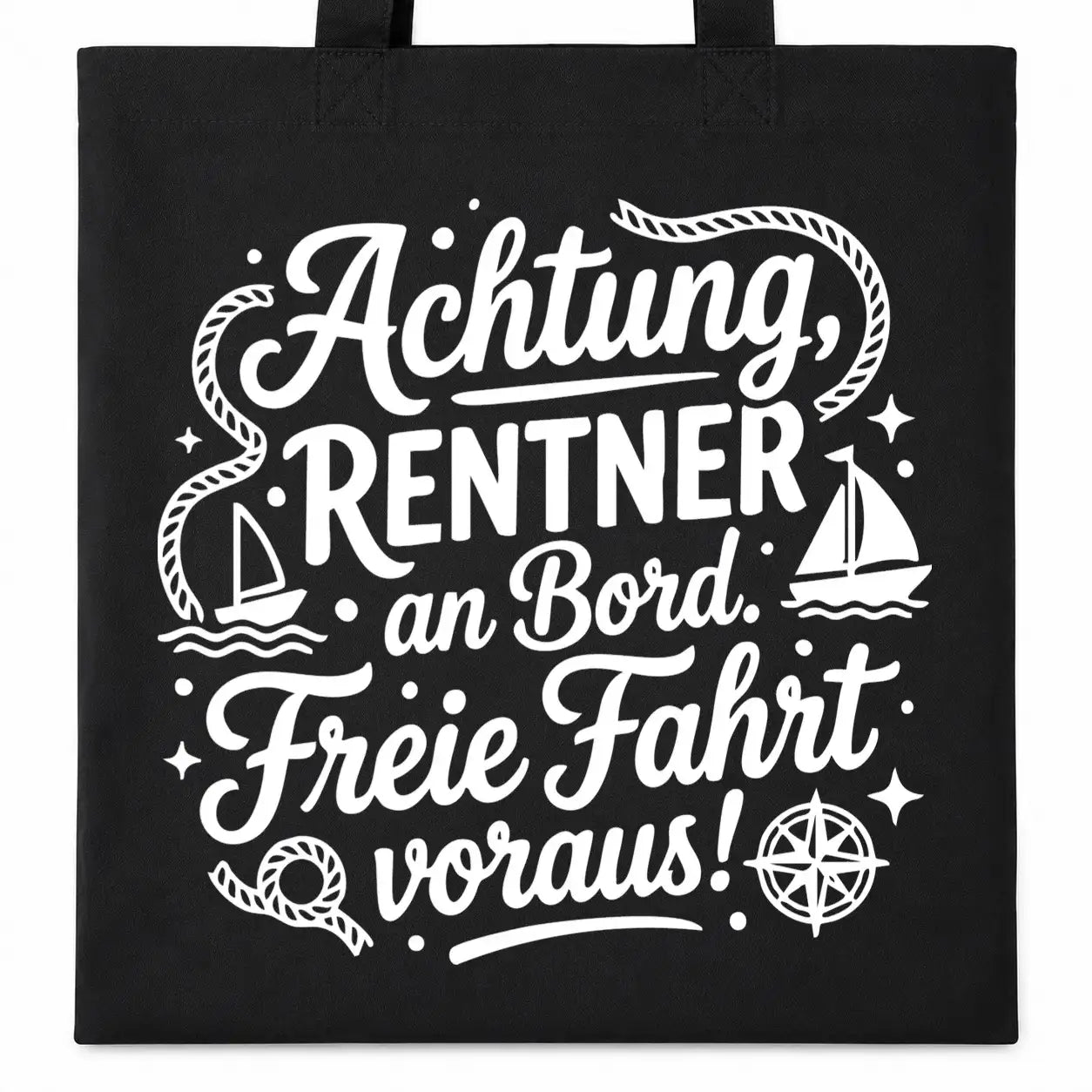 Baumwolltasche - Rentner Sprüche & Ruhestand Motive - Motiv nach Wahl