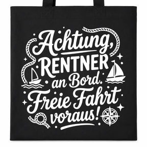 Baumwolltasche - Rentner Sprüche & Ruhestand Motive - Motiv nach Wahl