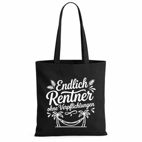 Baumwolltasche - Rentner Sprüche & Ruhestand Motive - Motiv nach Wahl