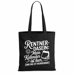 Baumwolltasche - Rentner Sprüche & Ruhestand Motive - Motiv nach Wahl