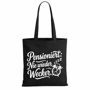 Baumwolltasche - Rentner Sprüche & Ruhestand Motive - Motiv nach Wahl