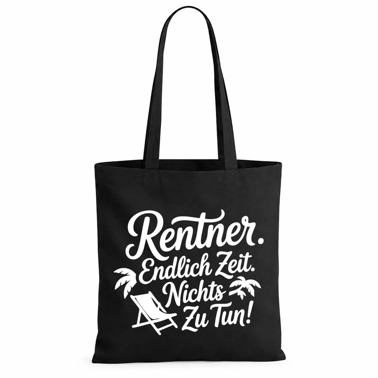 Baumwolltasche - Rentner Sprüche & Ruhestand Motive - Motiv nach Wahl