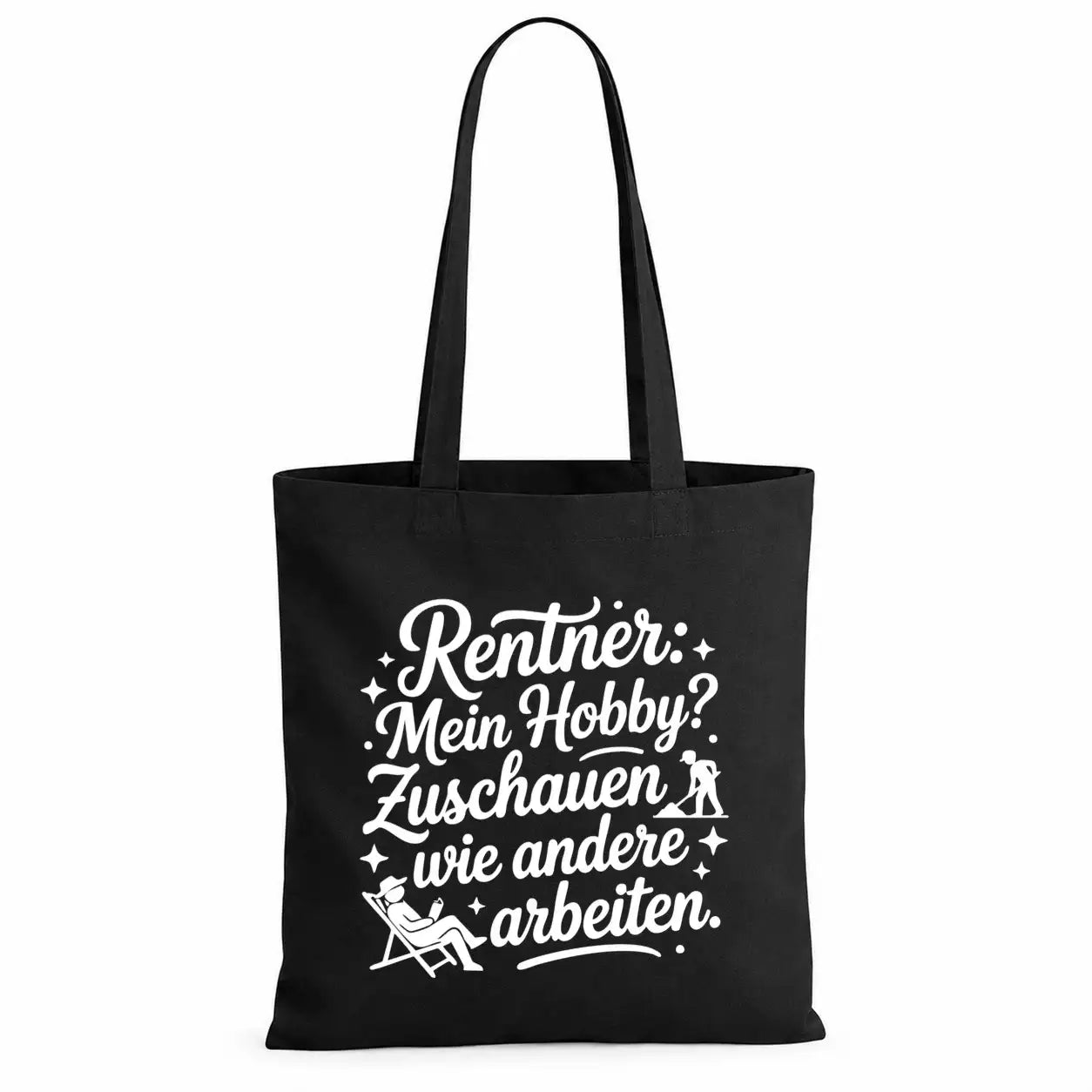 Baumwolltasche - Rentner Sprüche & Ruhestand Motive - Motiv nach Wahl
