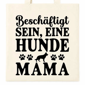 Baumwolltasche - Hundemama Motive - Motiv nach Wahl