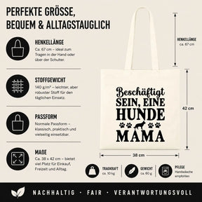Baumwolltasche - Hundemama Motive - Motiv nach Wahl