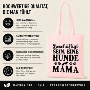 Baumwolltasche - Hundemama Motive - Motiv nach Wahl