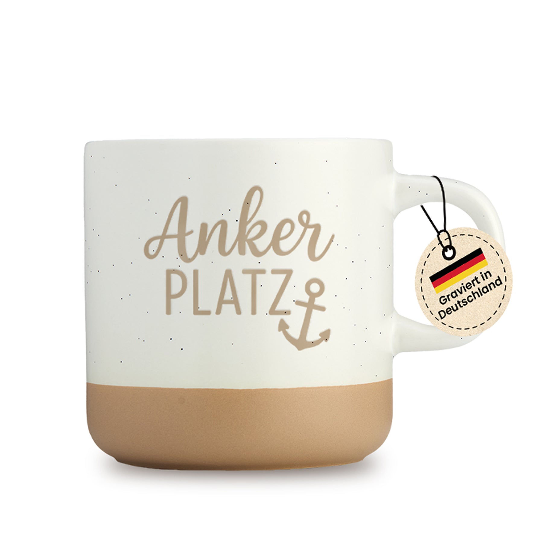 Tasse - Ankerplatz Anker Schwarz