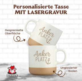 Tasse - Ankerplatz Anker Schwarz