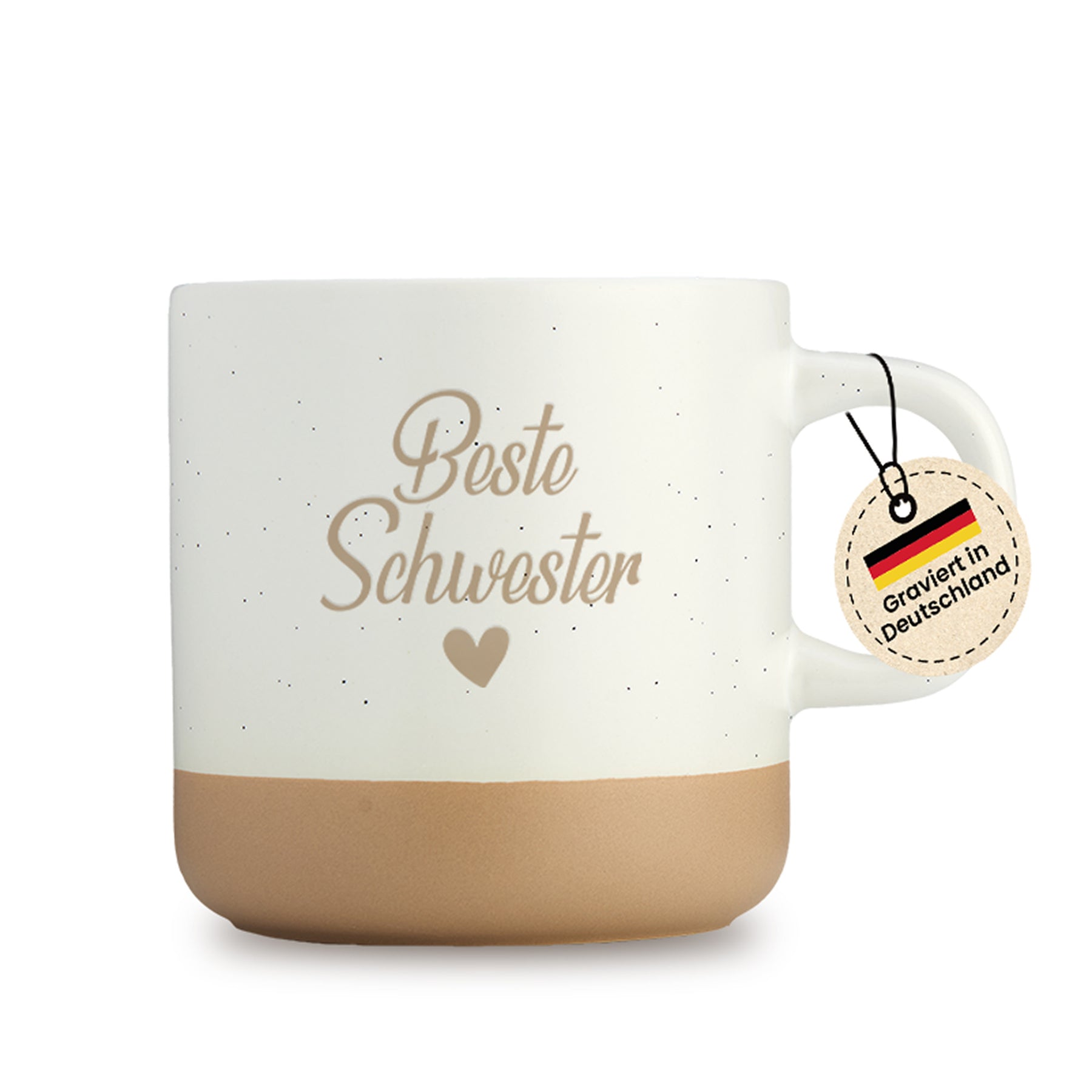 Gravierte Tasse - beste schwester