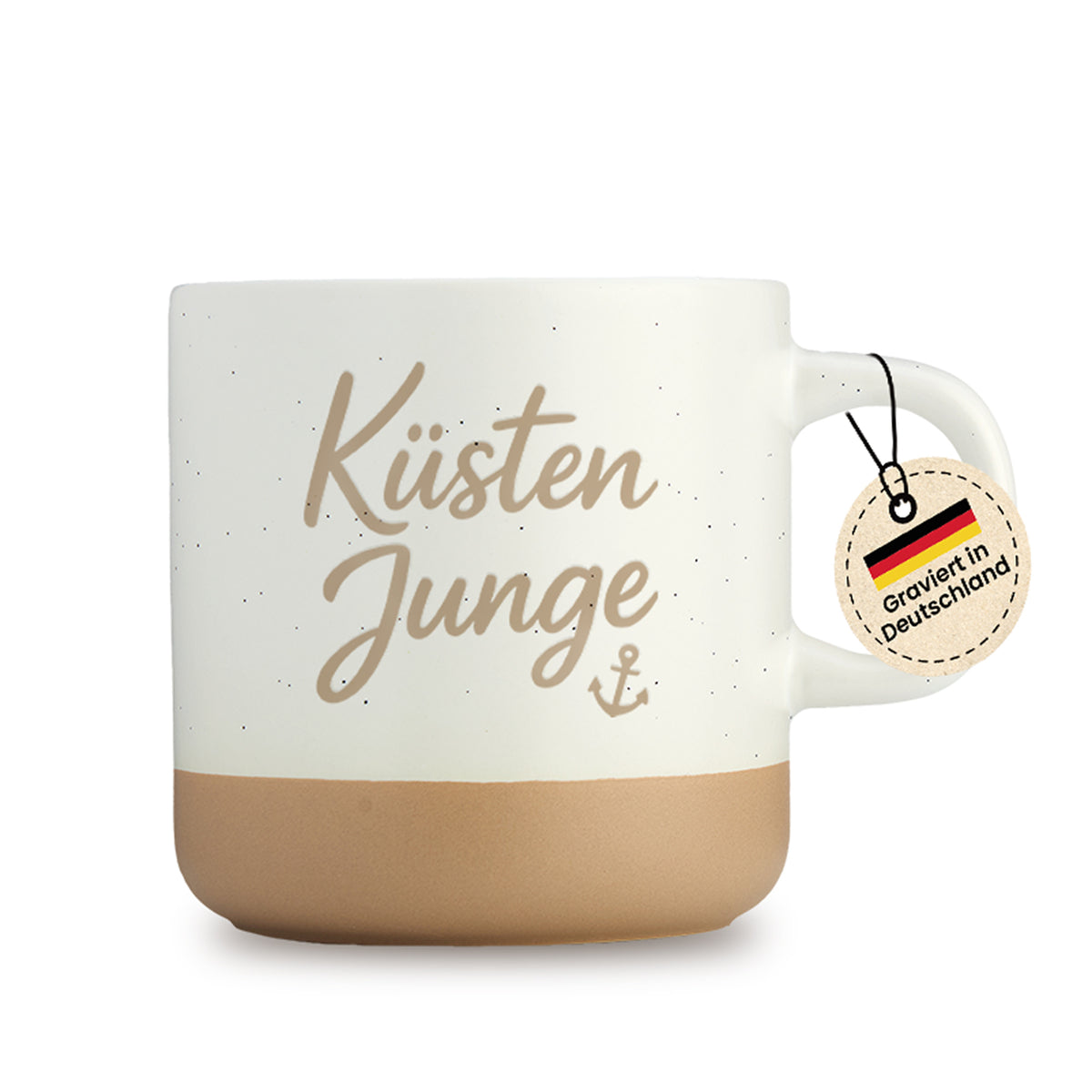Tasse - kuestenjunge schwarz