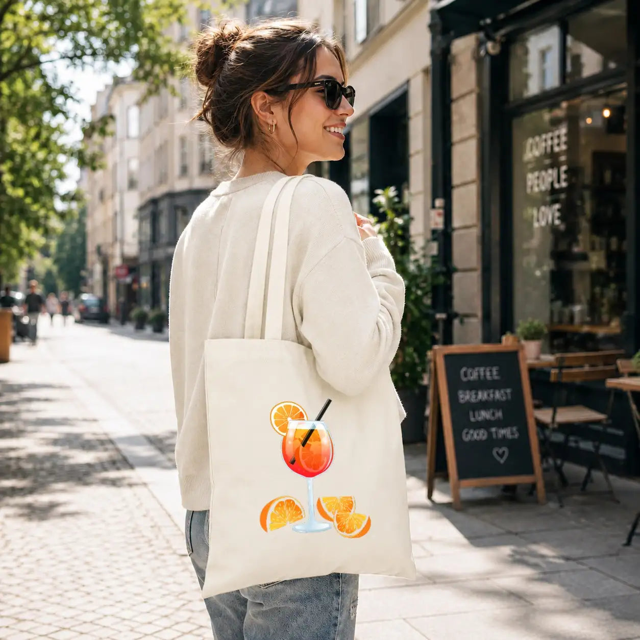 Baumwolltasche - Genussmomente - Motiv nach Wahl