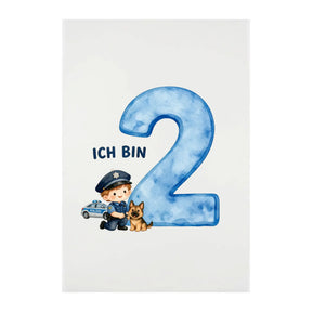 Bügelbild - Polizei Motive - Motiv nach Wahl