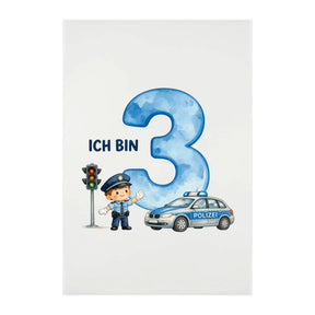 Bügelbild - Polizei Motive - Motiv nach Wahl