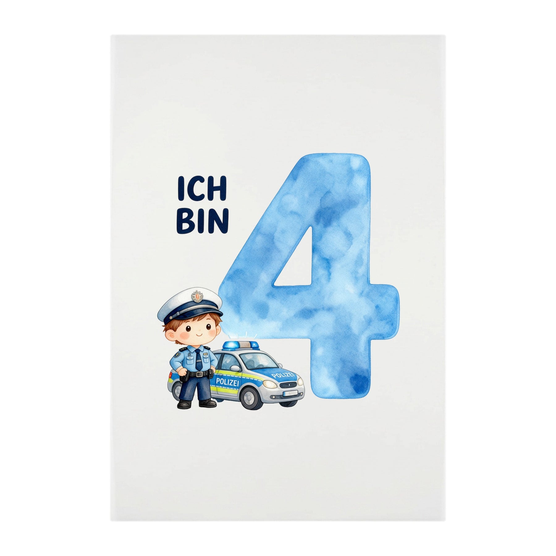 Bügelbild - Polizei Motive - Motiv nach Wahl