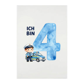 Bügelbild - Polizei Motive - Motiv nach Wahl