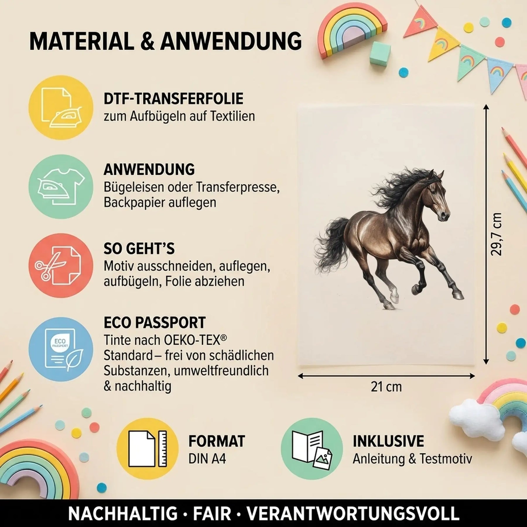 Bügelbild - Sportmotive - Motiv nach Wahl