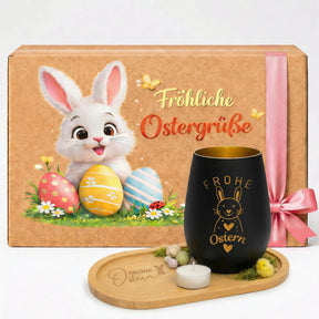 Oster Bundle  - Windlicht mit Tablett und Gratis Geschenkverpackung - WT4