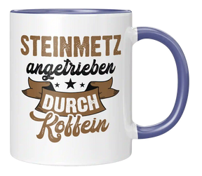 Tasse - Steinmetz angetrieben durch Koffein