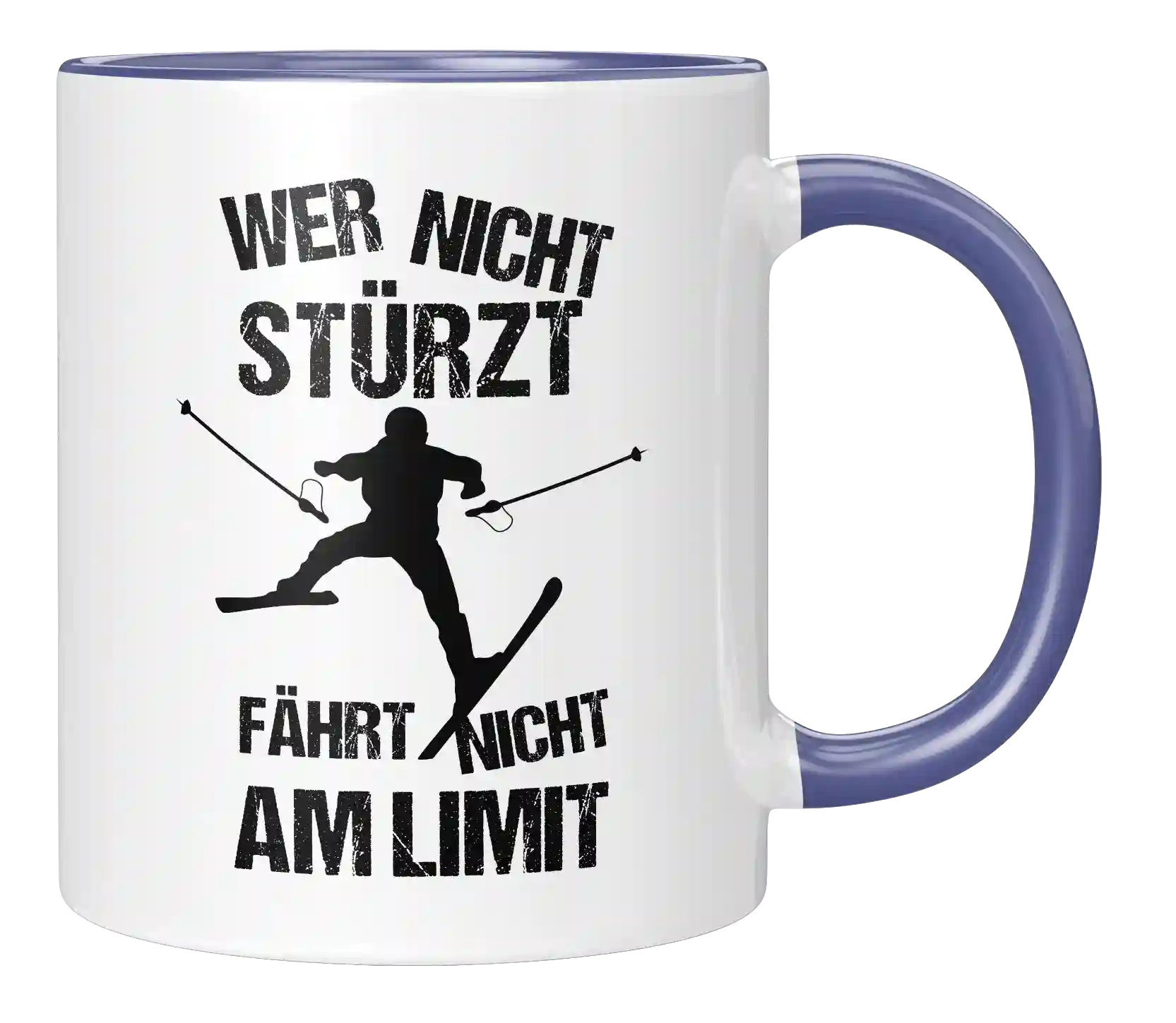 Tasse - Wer nicht stürzt, fährt nicht am Limit
