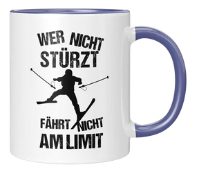 Tasse - Wer nicht stürzt, fährt nicht am Limit